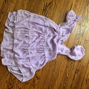 Lucy in the Sky Lavender Polka Dot Dress